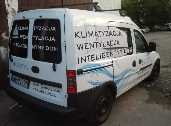 Wyklejenie pojazdu Abaklim