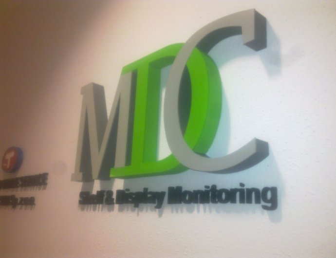 Litery 3D MDC